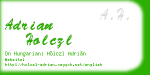 adrian holczl business card